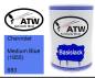 Preview: Chevrolet, Medium Blue (1955), 683: 500ml Lackdose, von ATW Autoteile West.